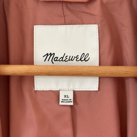 Salmon Pink Madewell Blazer XL - Picture 3 of 16